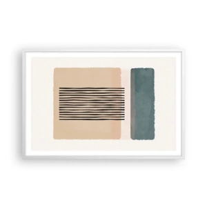 Poster in cornice bianca - Tutto a posto - 91x61 cm