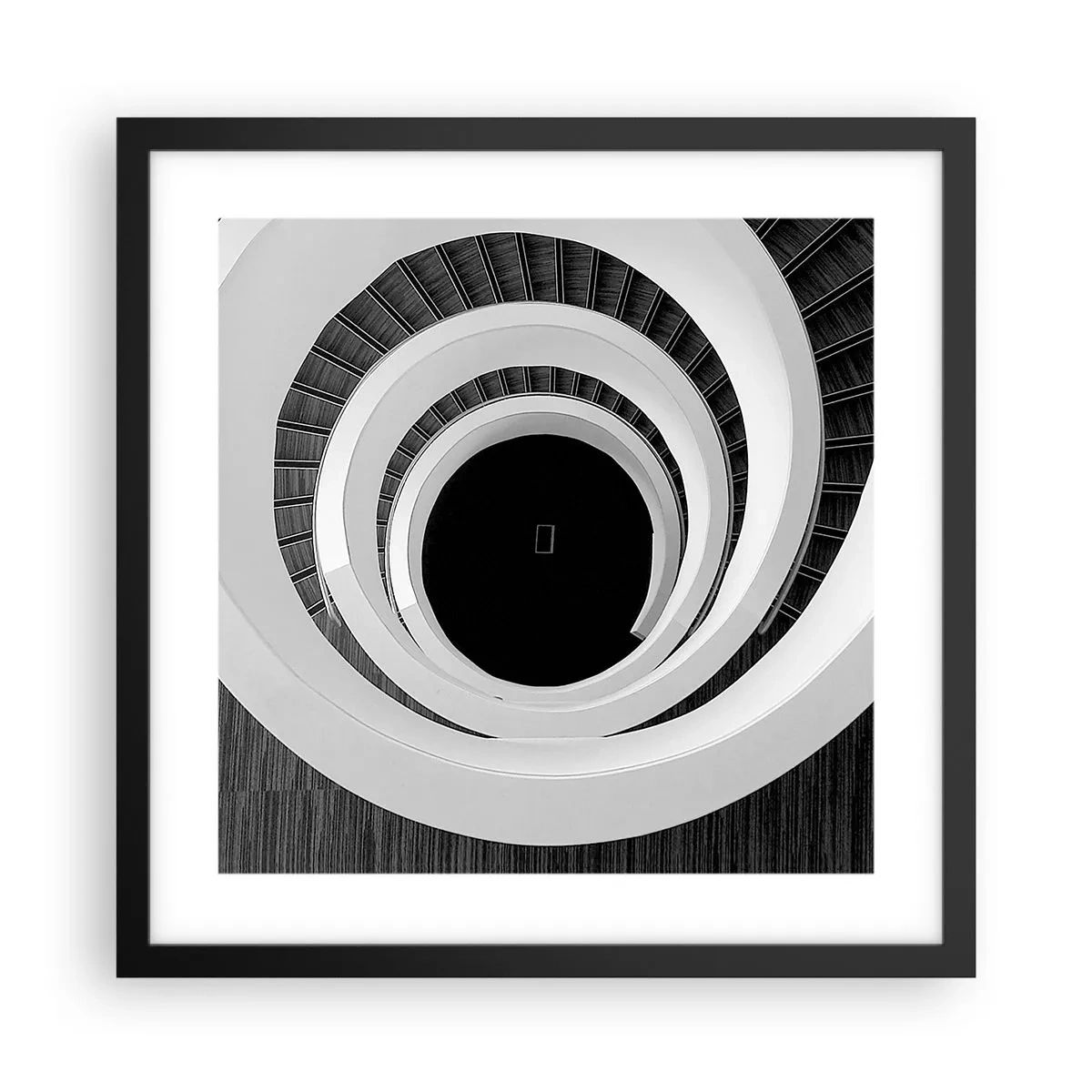 Poster in cornice nera - Verso l'essenza delle cose - 40x40 cm