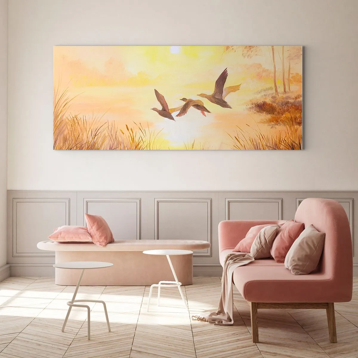 Quadro su vetro - L'inizio di un lungo viaggio - 100x40 cm