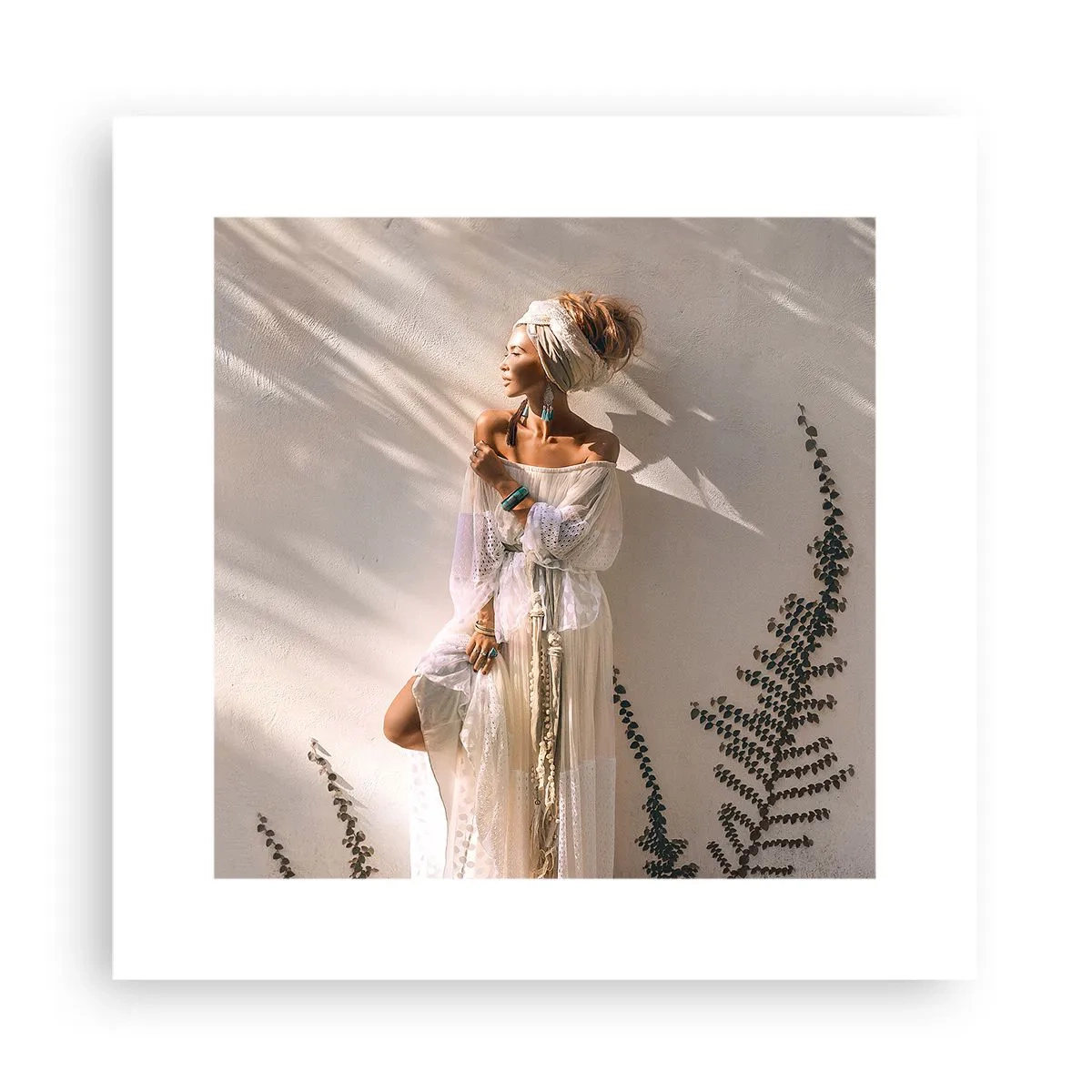 Poster - Il sole e la ragazza - 30x30 cm