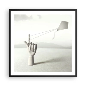 Poster in cornice nera - Prova di forza - 60x60 cm