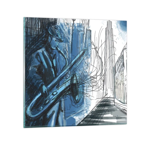 Quadro su vetro - Rapsodia urbana - 30x30 cm