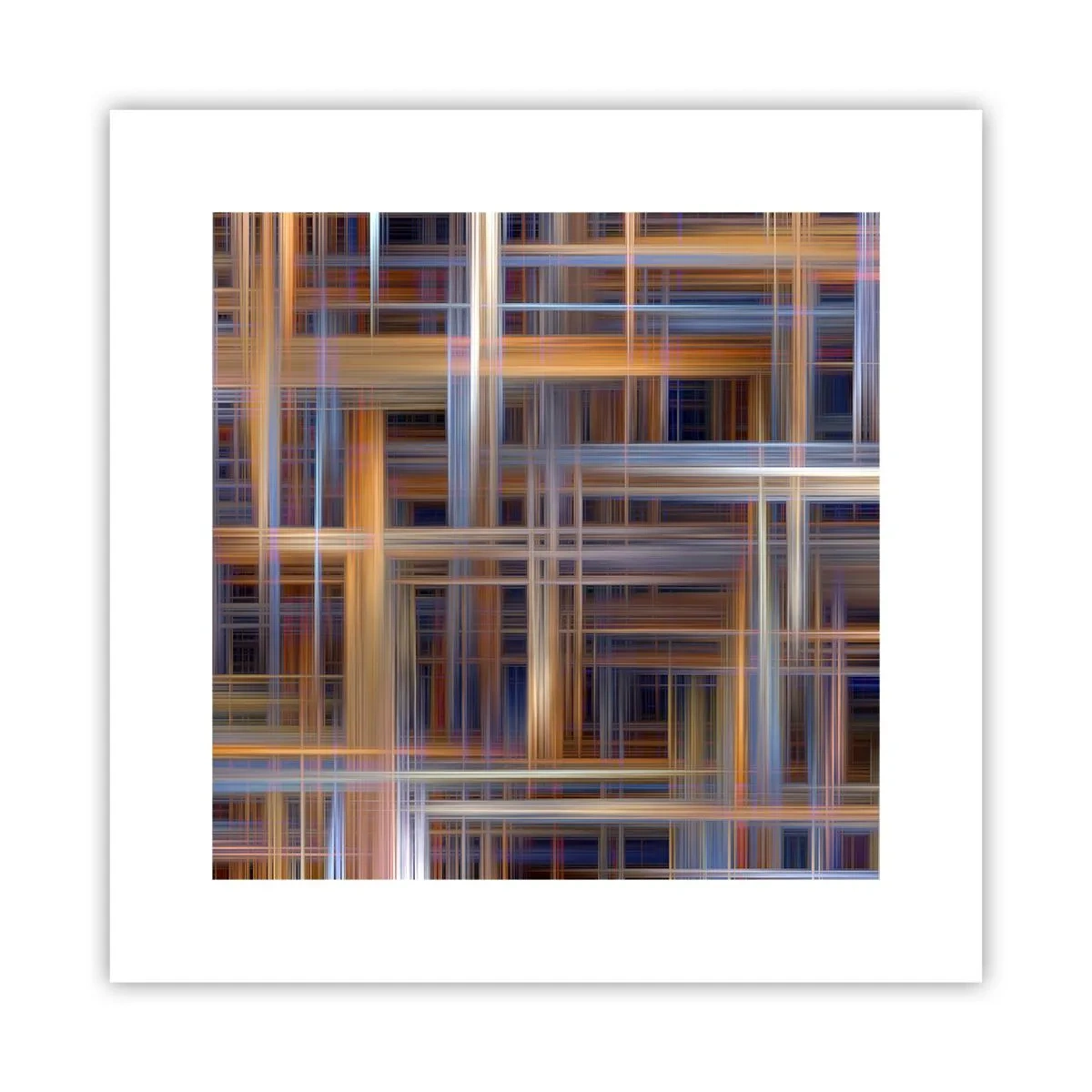 Poster - Tessute con la luce - 30x30 cm