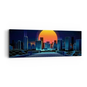 Quadro su tela - Stampe su Tela - Davvero vuoi tornare al mondo reale? - 90x30 cm