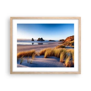 Poster in cornice rovere chiaro - Per i cercatori di pace - 50x40 cm