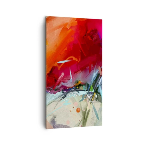Quadro su tela - Stampe su Tela - Esplosione di luci e colori - 45x80 cm