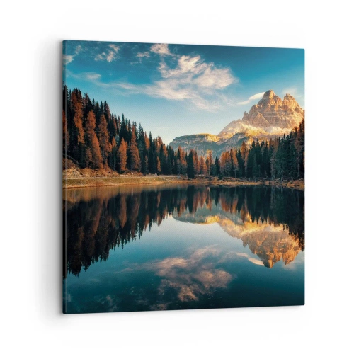 Quadro su tela - Stampe su Tela - Paesaggio doppio - 50x50 cm