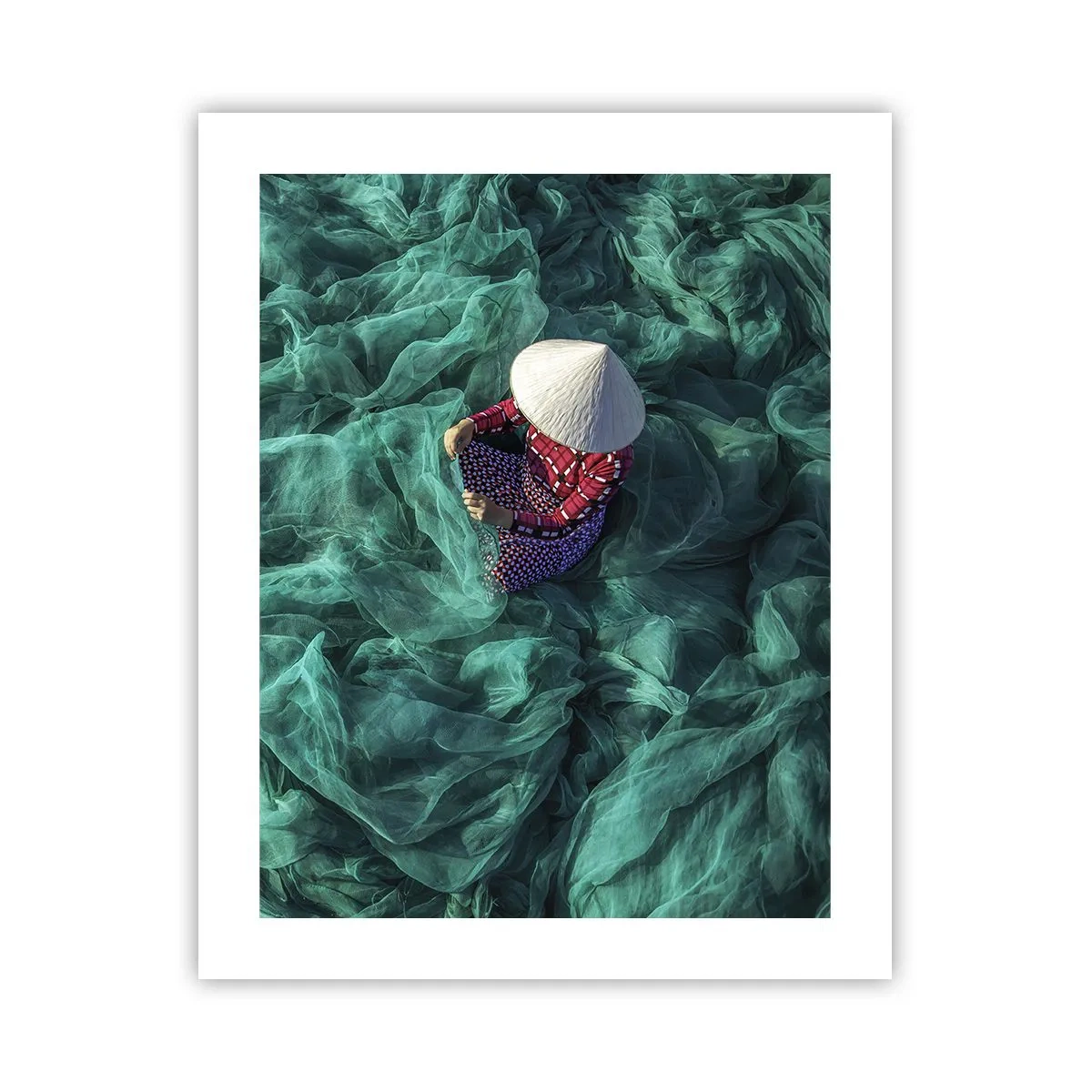 Poster - Nel mare di reti - 40x50 cm