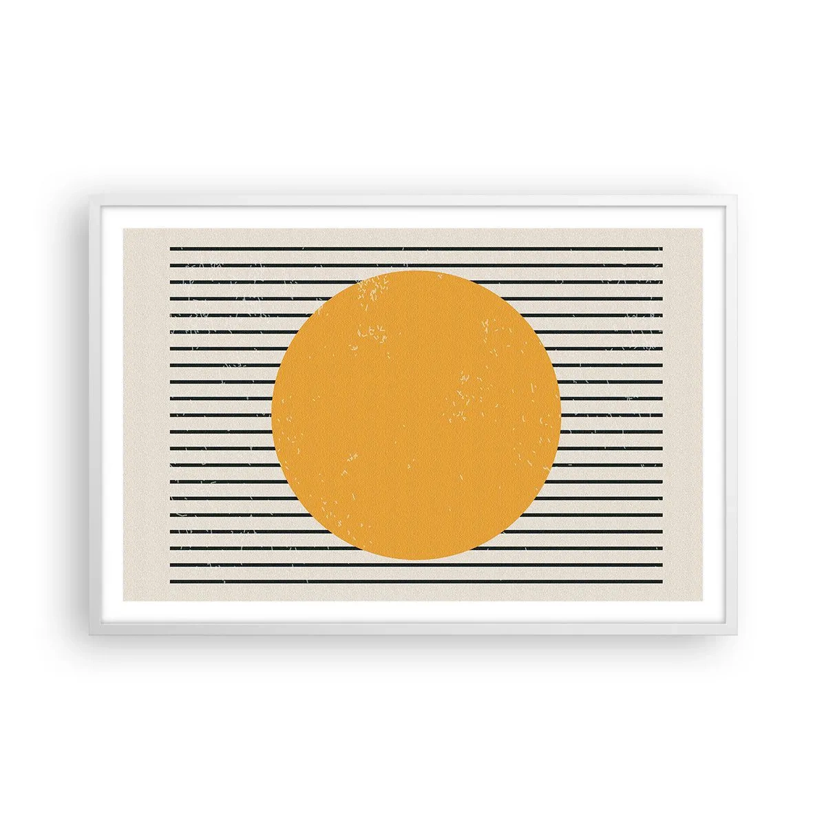 Poster in cornice bianca - La forza della semplicità - 91x61 cm