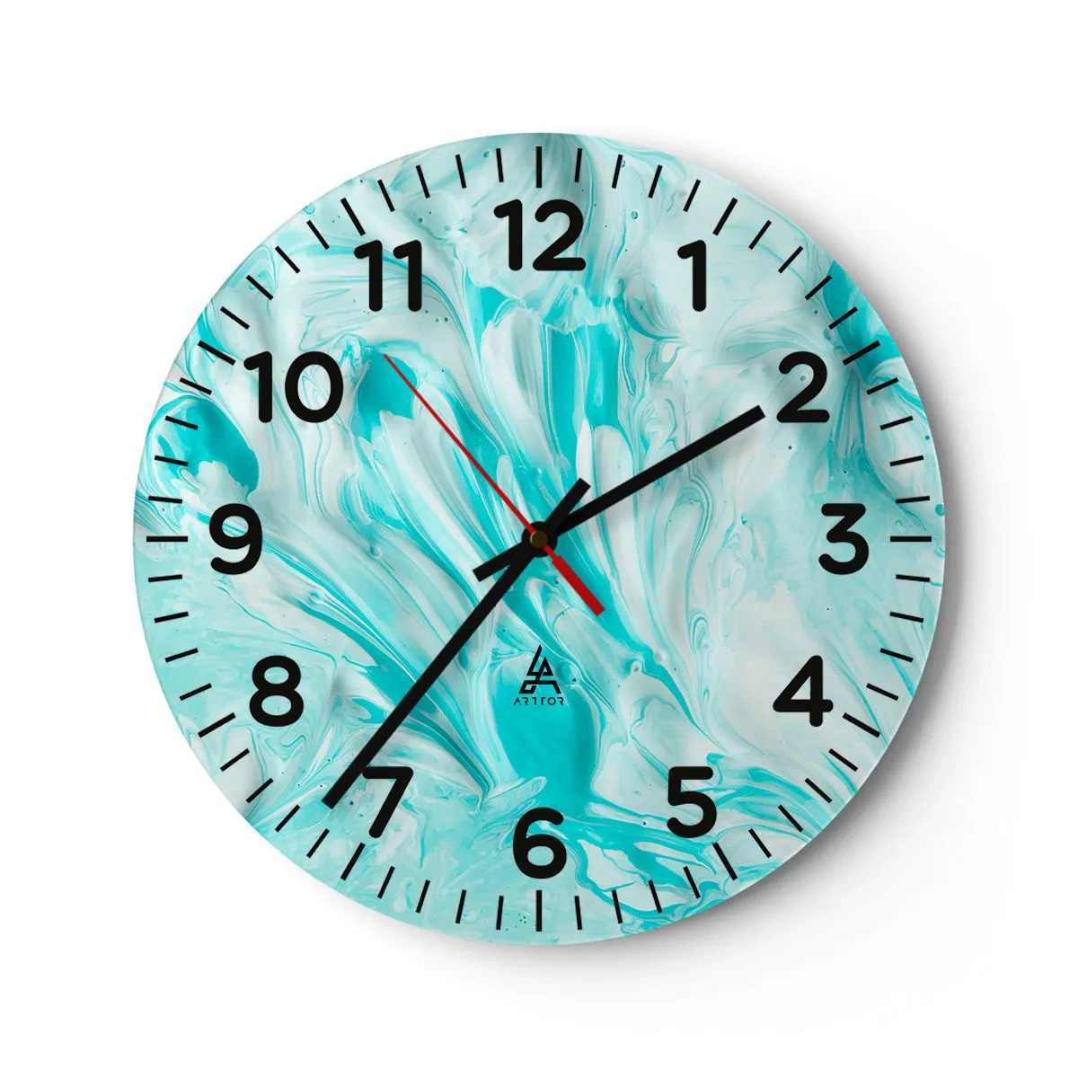 Orologio da parete - Orologio in Vetro - Insieme per sempre - 30x30 cm