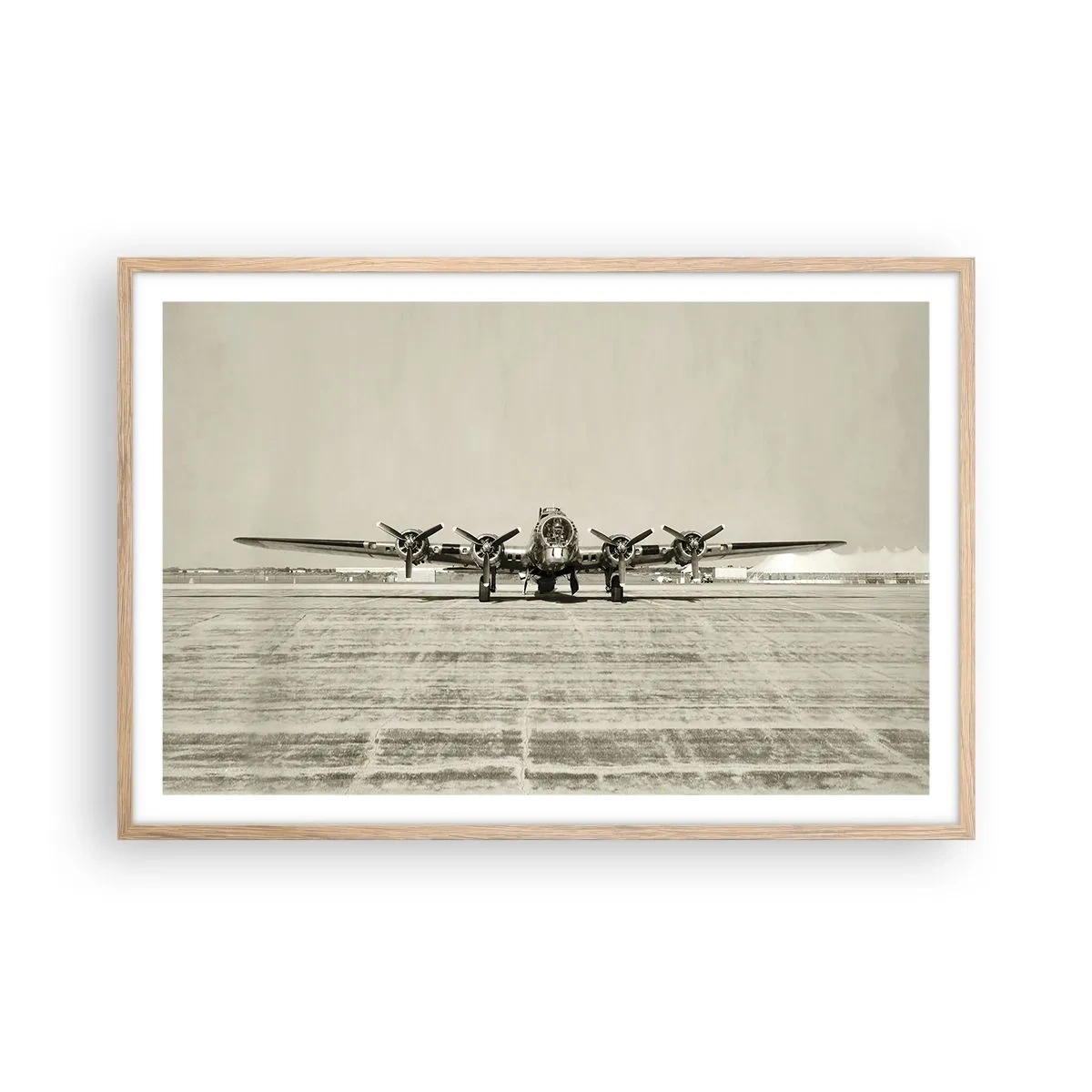 Poster in cornice rovere chiaro - Pronto come sempre - 91x61 cm