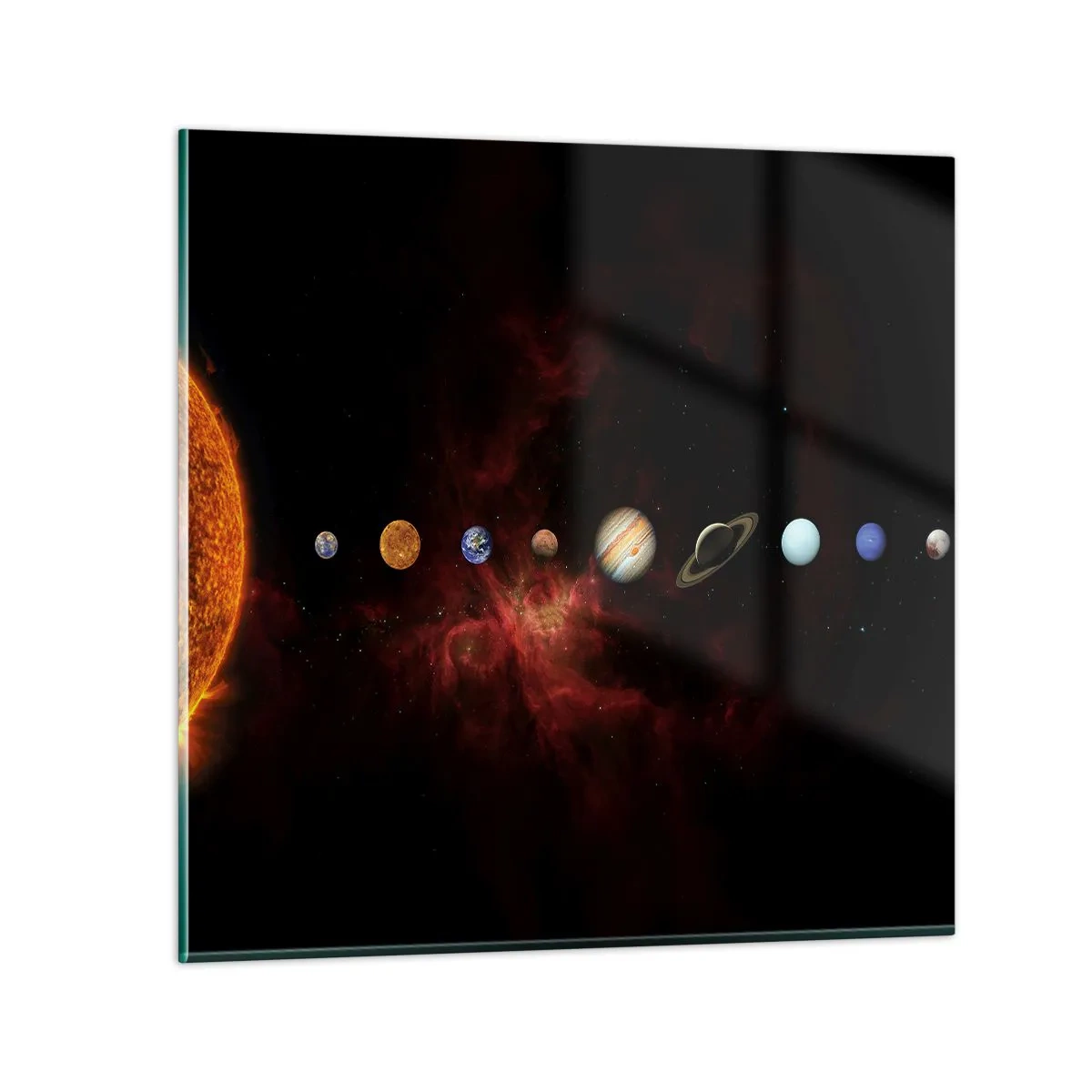 Quadro su vetro - Il nostro vicinato - 50x50 cm