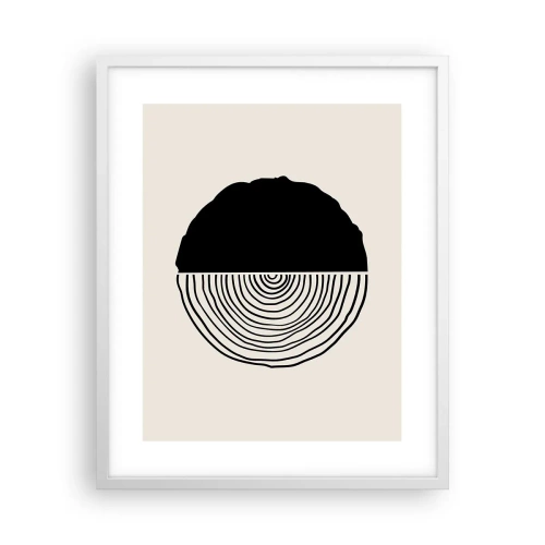 Poster in cornice bianca - A metà - 40x50 cm