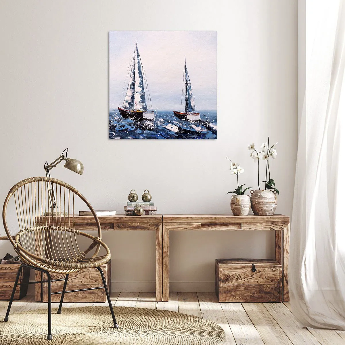 Quadro su tela - Stampe su Tela - Fratellanza nel vento - 70x70 cm