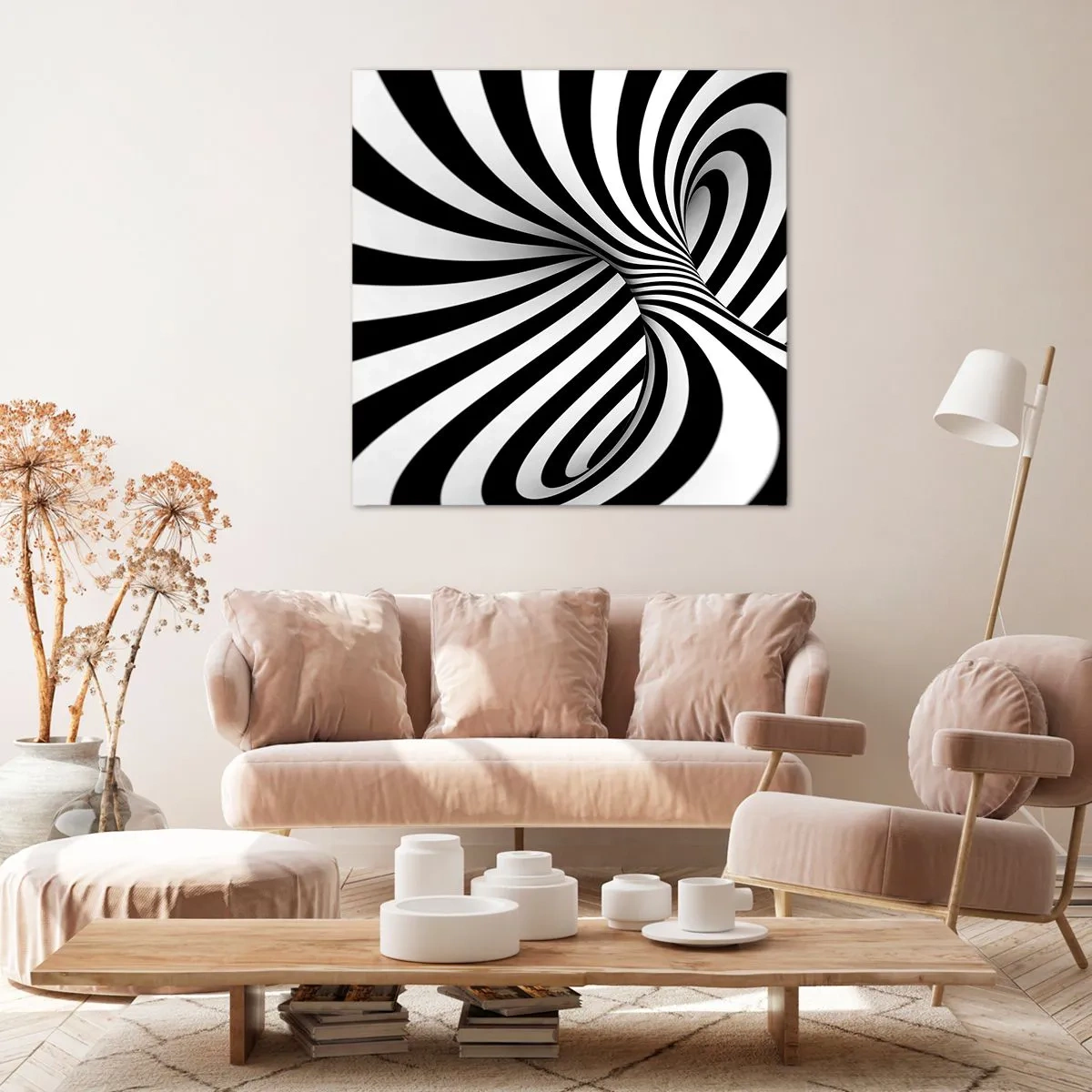 Quadro su tela - Stampe su Tela - Composizione: spazio danzante - 60x60 cm