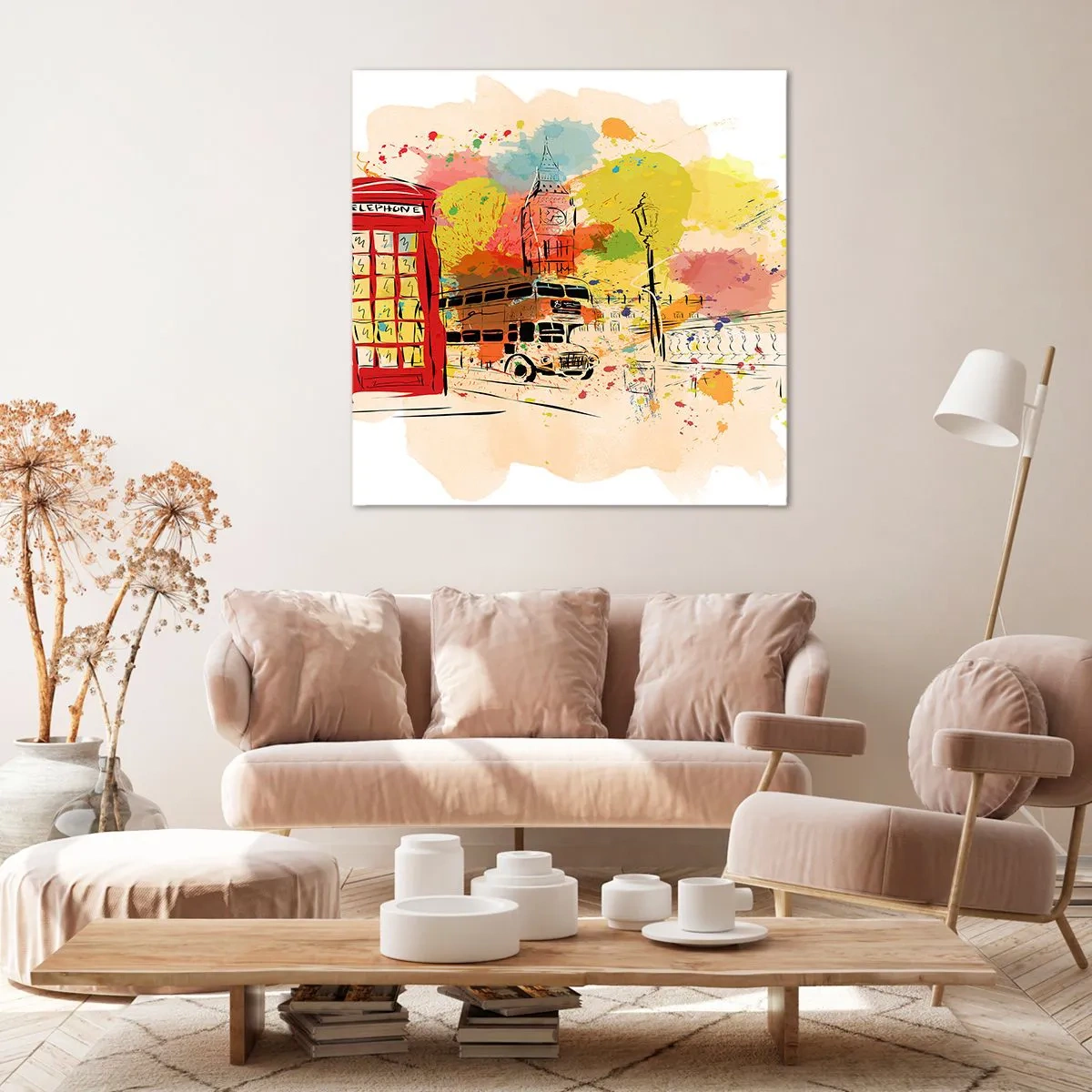 Quadro su tela - Stampe su Tela - La città della varietà - 50x50 cm