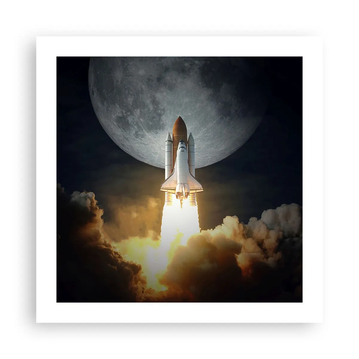 Poster - L'inizio di un'avventura spaziale - 50x50 cm