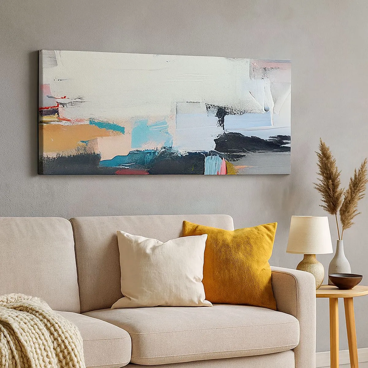 Quadro su tela - Stampe su Tela - C'è una logica? - 100x40 cm