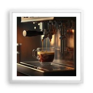 Poster in cornice bianca - Miscela sensuale - 50x50 cm