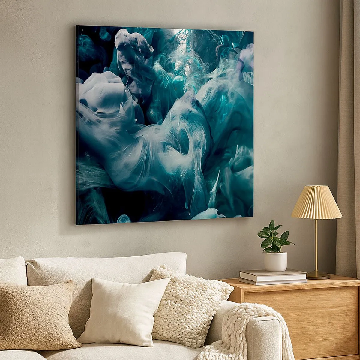 Quadro su tela - Stampe su Tela - Il movimento dei colori - 30x30 cm