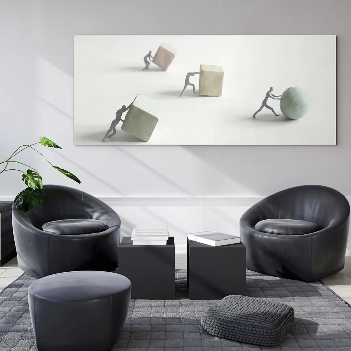 Quadro su vetro - È la vita - 100x40 cm