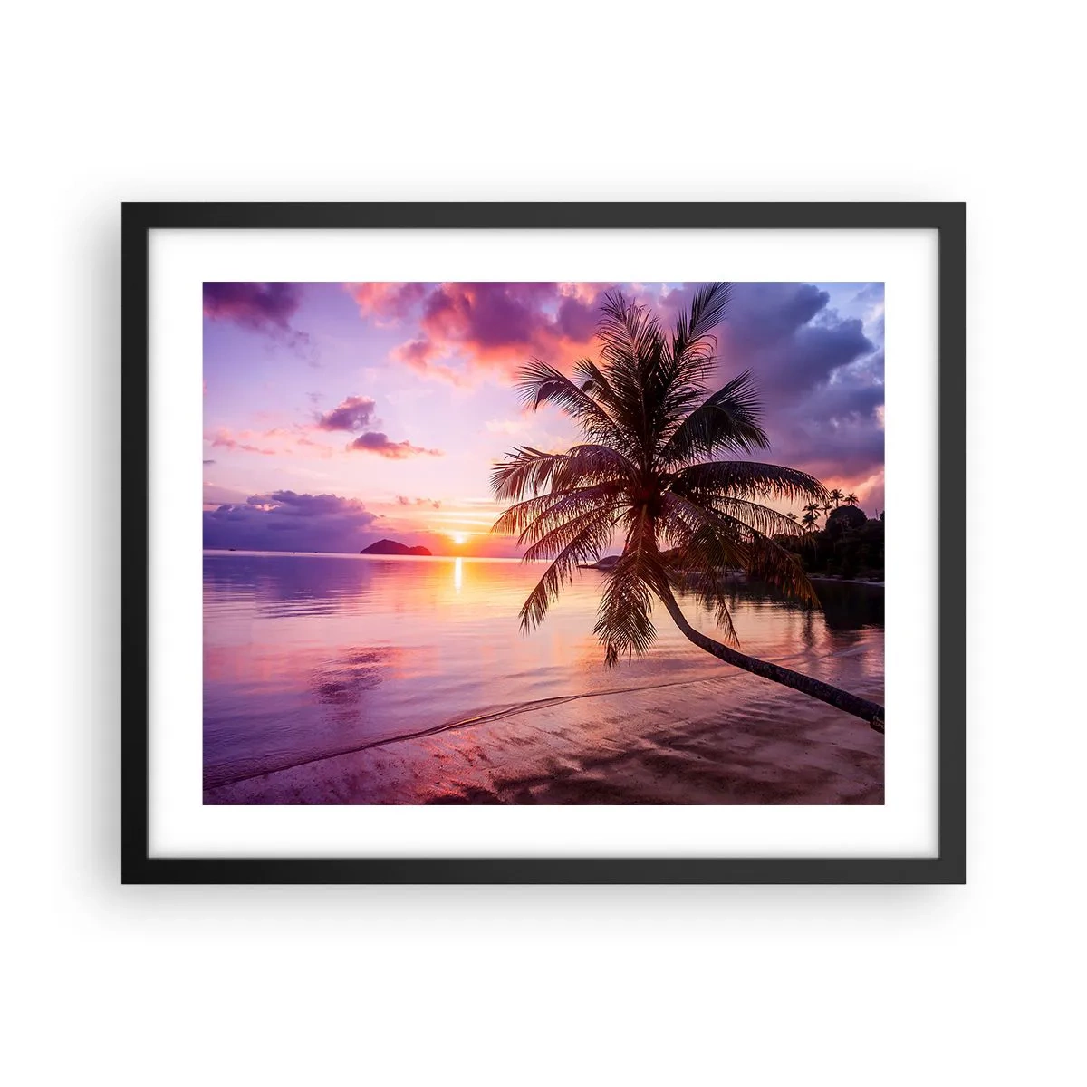 Poster in cornice nera - Beatitudine a perdita d'occhio - 50x40 cm