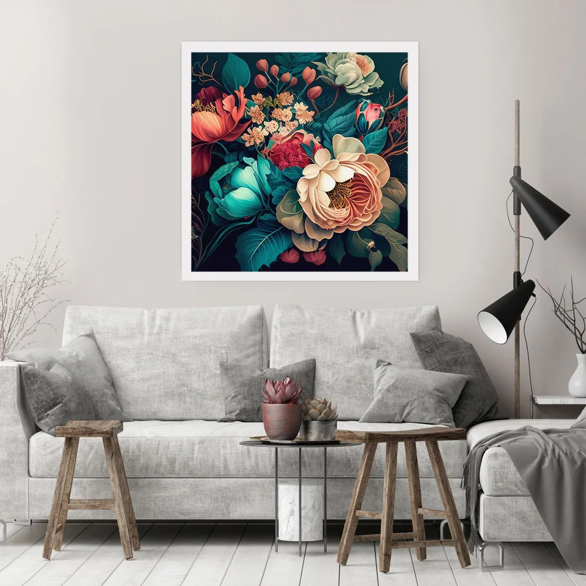 Poster - Il fascino del 19esimo secolo - 30x30 cm