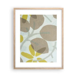 Poster in cornice rovere chiaro - Composizione sotto al sole - 40x50 cm