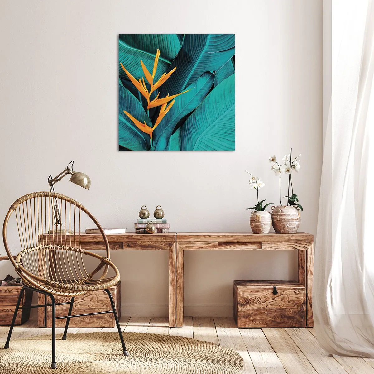 Quadro su tela - Stampe su Tela - Il fiore dell'Eden - 30x30 cm