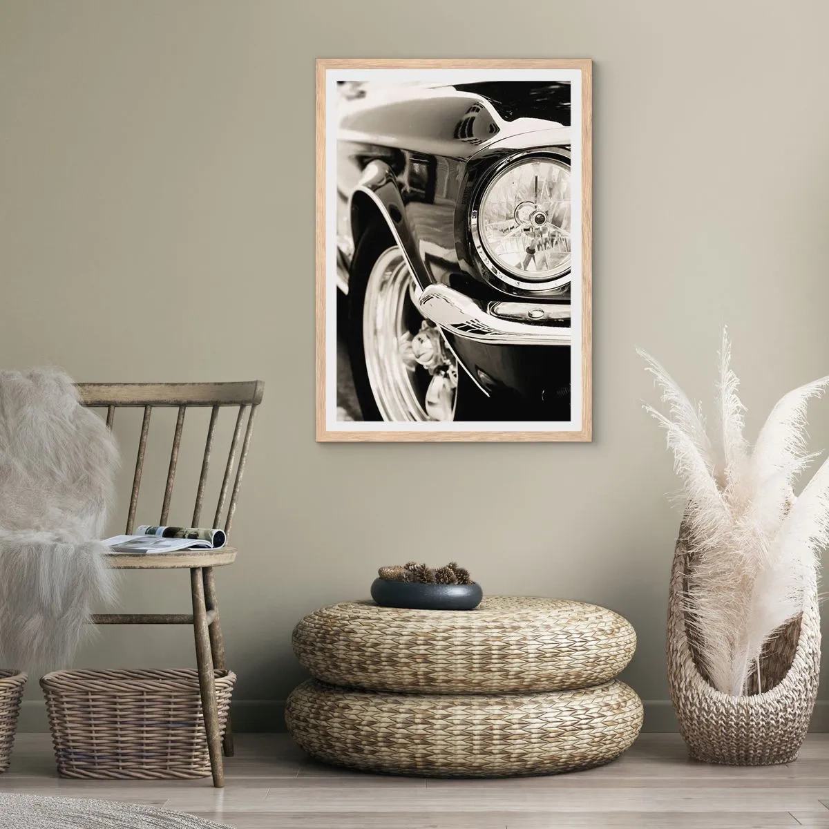 Poster in cornice rovere chiaro - Bellezza intramontabile - 30x40 cm