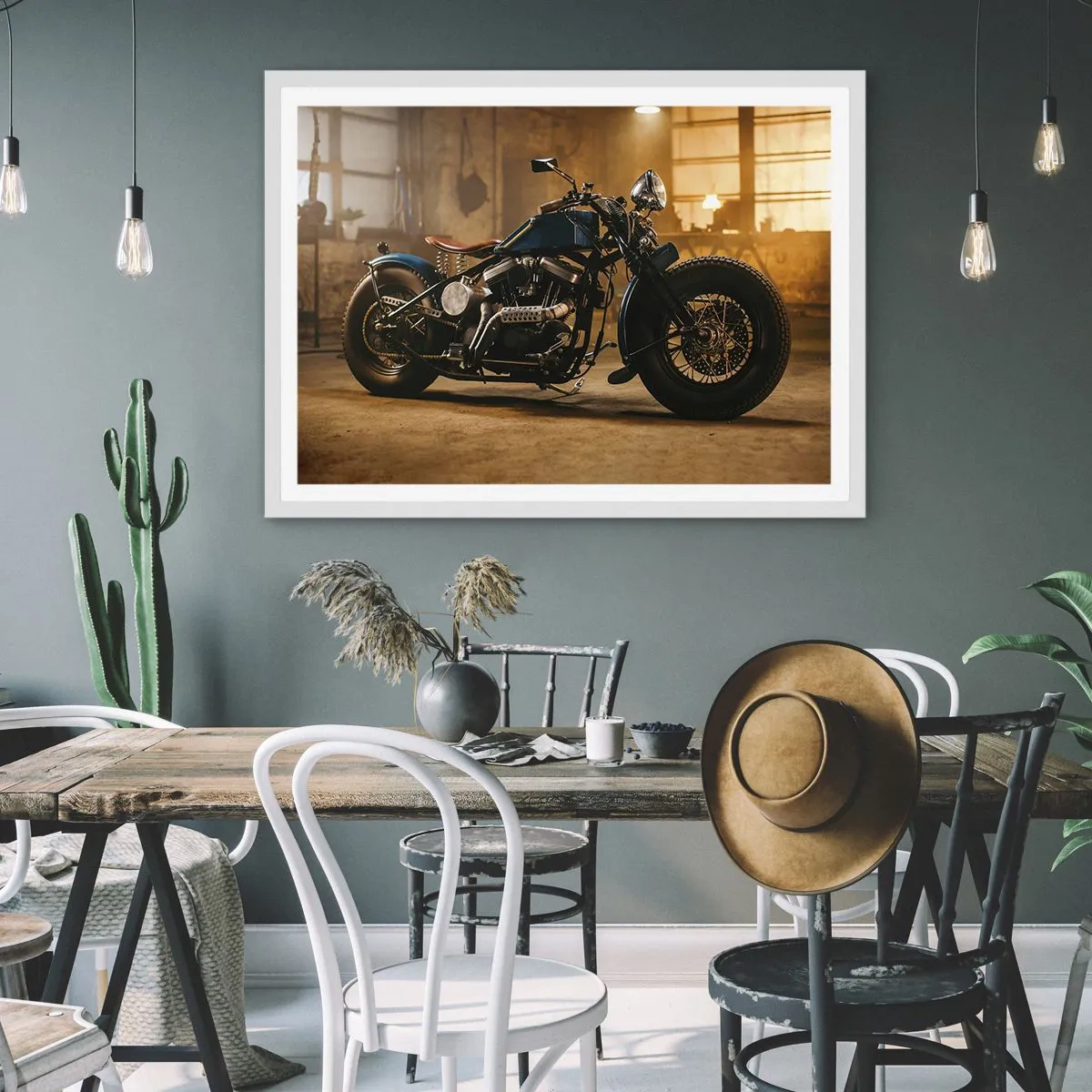 Poster in cornice bianca - Posso tutto - 70x50 cm