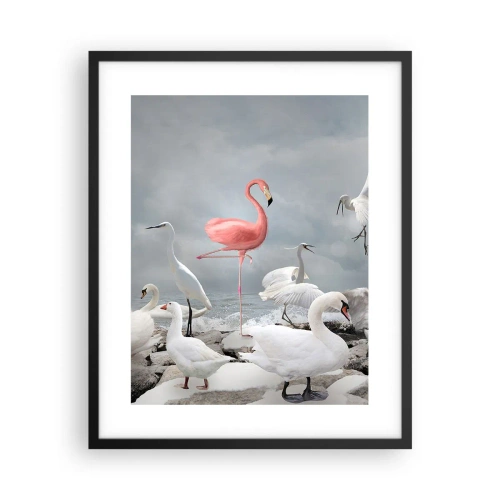 Poster in cornice nera - Come sono arrivato qui? - 40x50 cm