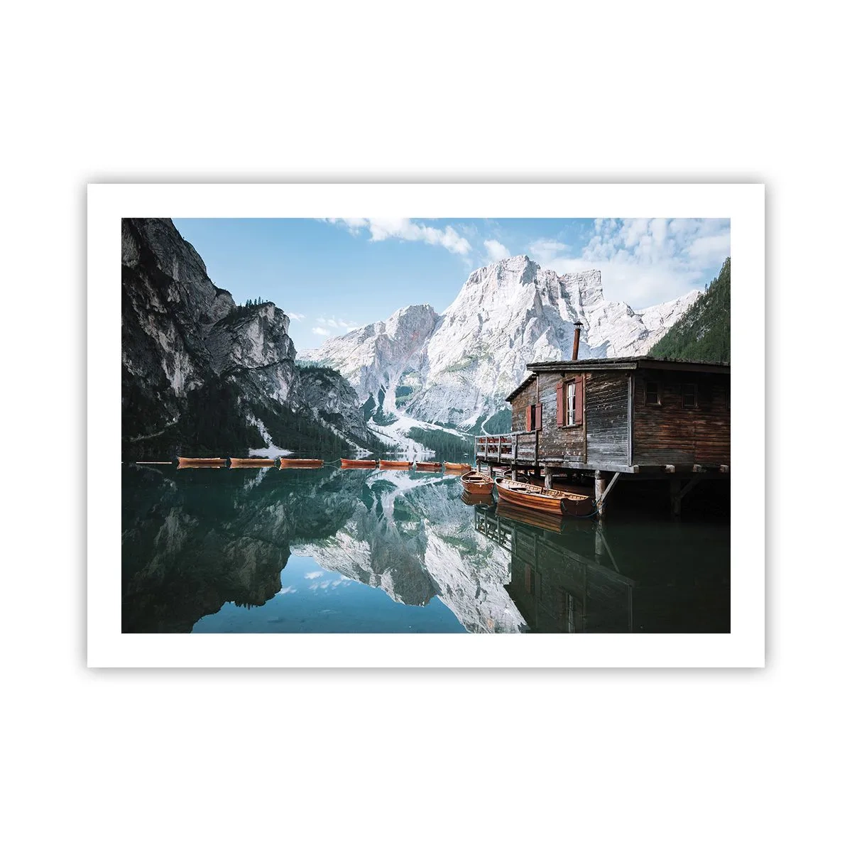 Poster - Mattina cristallina sui monti - 70x50 cm