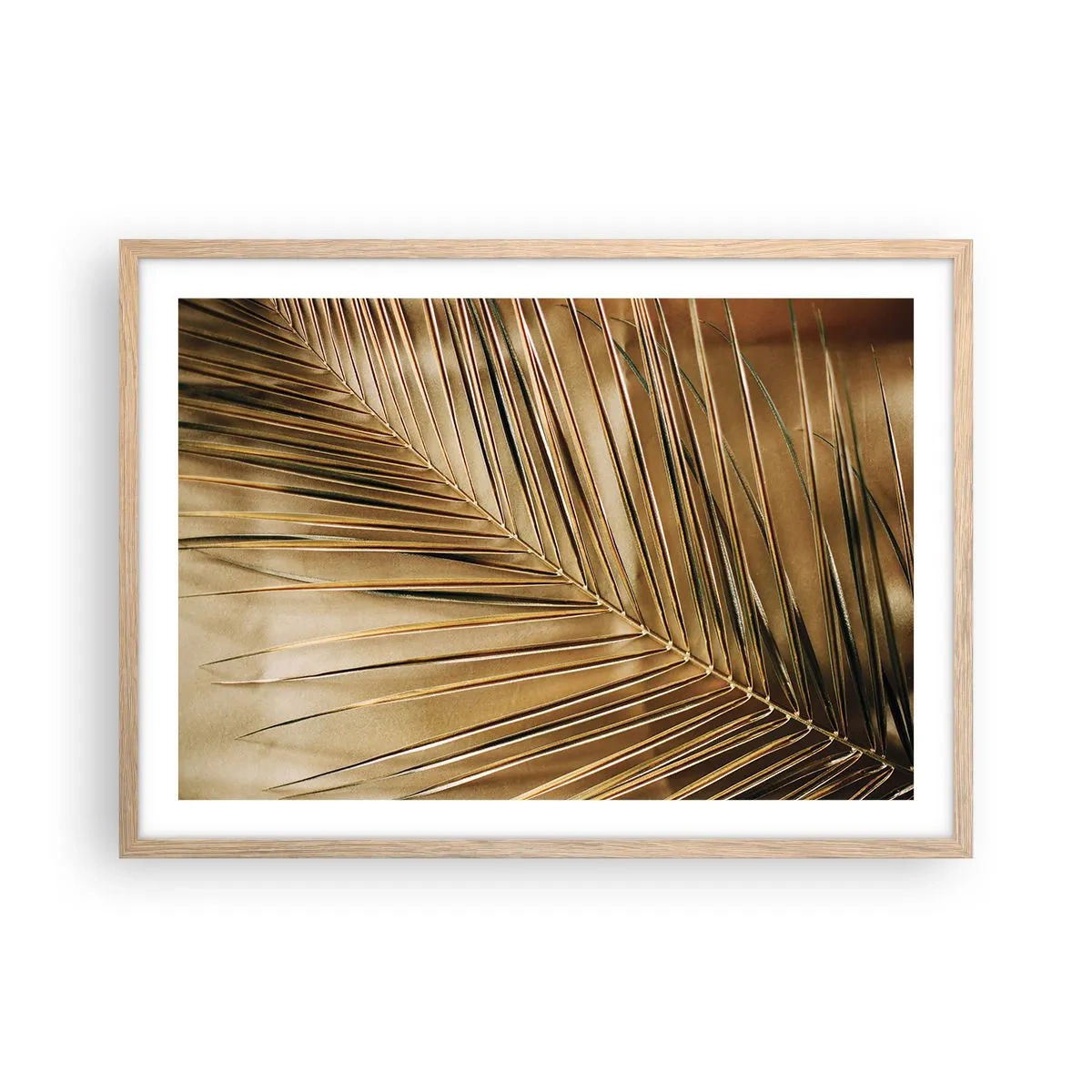Poster in cornice rovere chiaro - Colonnato naturale - 70x50 cm