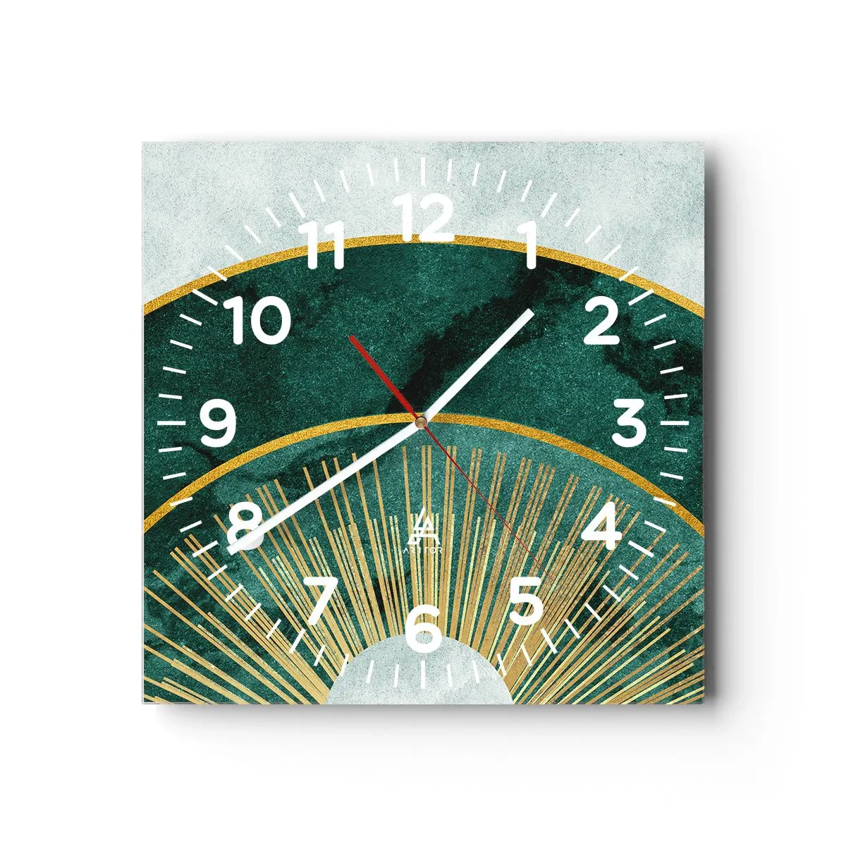 Orologio da parete - Orologio in Vetro - Un altro sistema solare - 40x40 cm