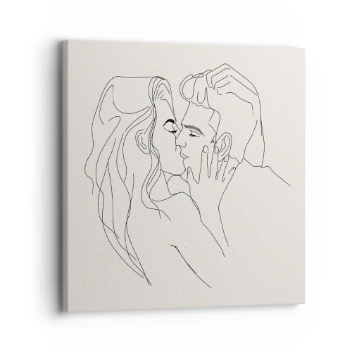 Quadro su tela - Stampe su Tela - Intrecciati dal sentimento - 30x30 cm