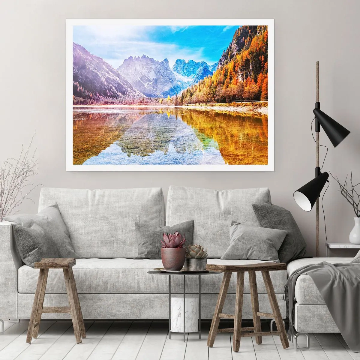 Poster - E nei monti è già autunno - 50x40 cm