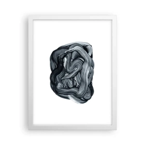 Poster in cornice bianca - Non è così semplice - 30x40 cm