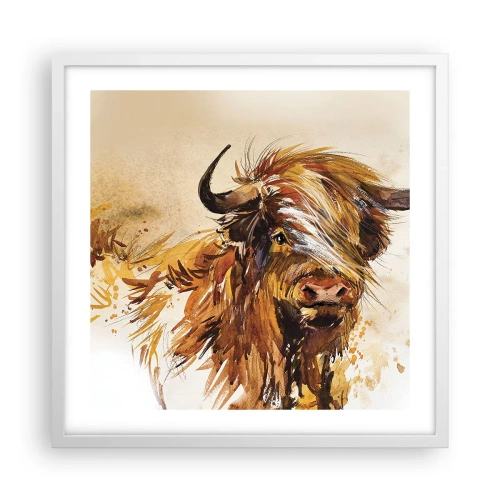 Poster in cornice bianca - L'orgoglio del cacciatore - 50x50 cm