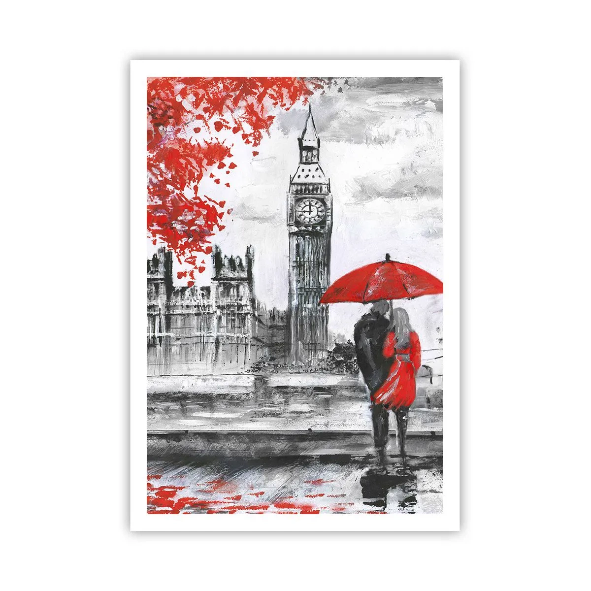 Poster - Innamorati a Londra - 70x100 cm
