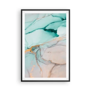 Poster in cornice nera - Danza di forme e colori - 61x91 cm