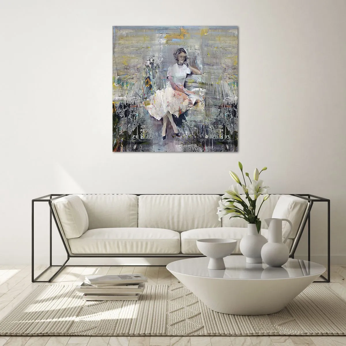 Quadro su vetro - Classica e moderna - 70x70 cm