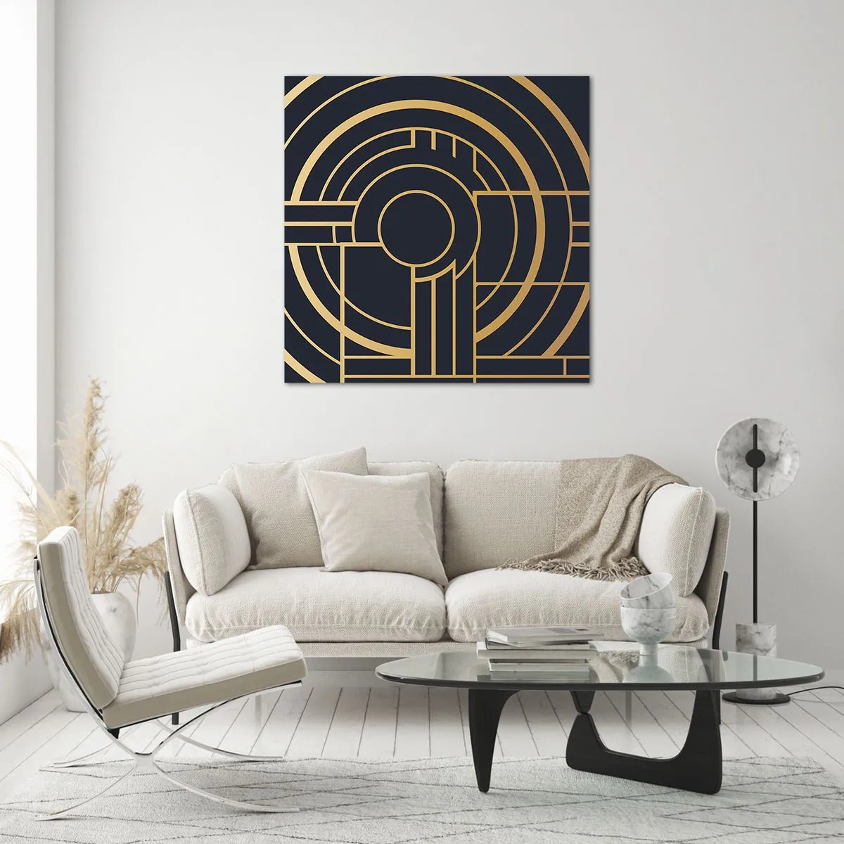 Quadro su vetro - Il giro delle cose - 30x30 cm