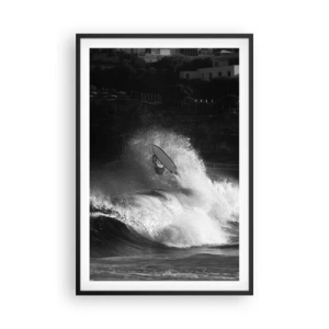 Poster in cornice nera - Sfida accettata! - 61x91 cm