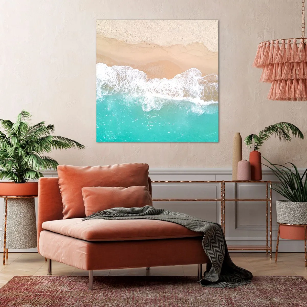 Quadro su tela - Stampe su Tela - Un tocco carezzevole - 60x60 cm