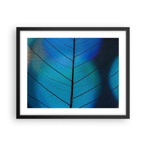Poster in cornice nera - Struttura intricata - 50x40 cm