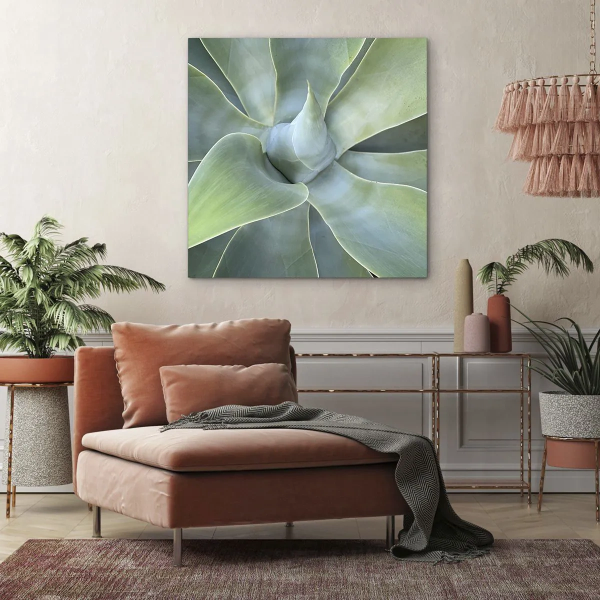 Quadro su tela - Stampe su Tela - La nascita del verde - 50x50 cm