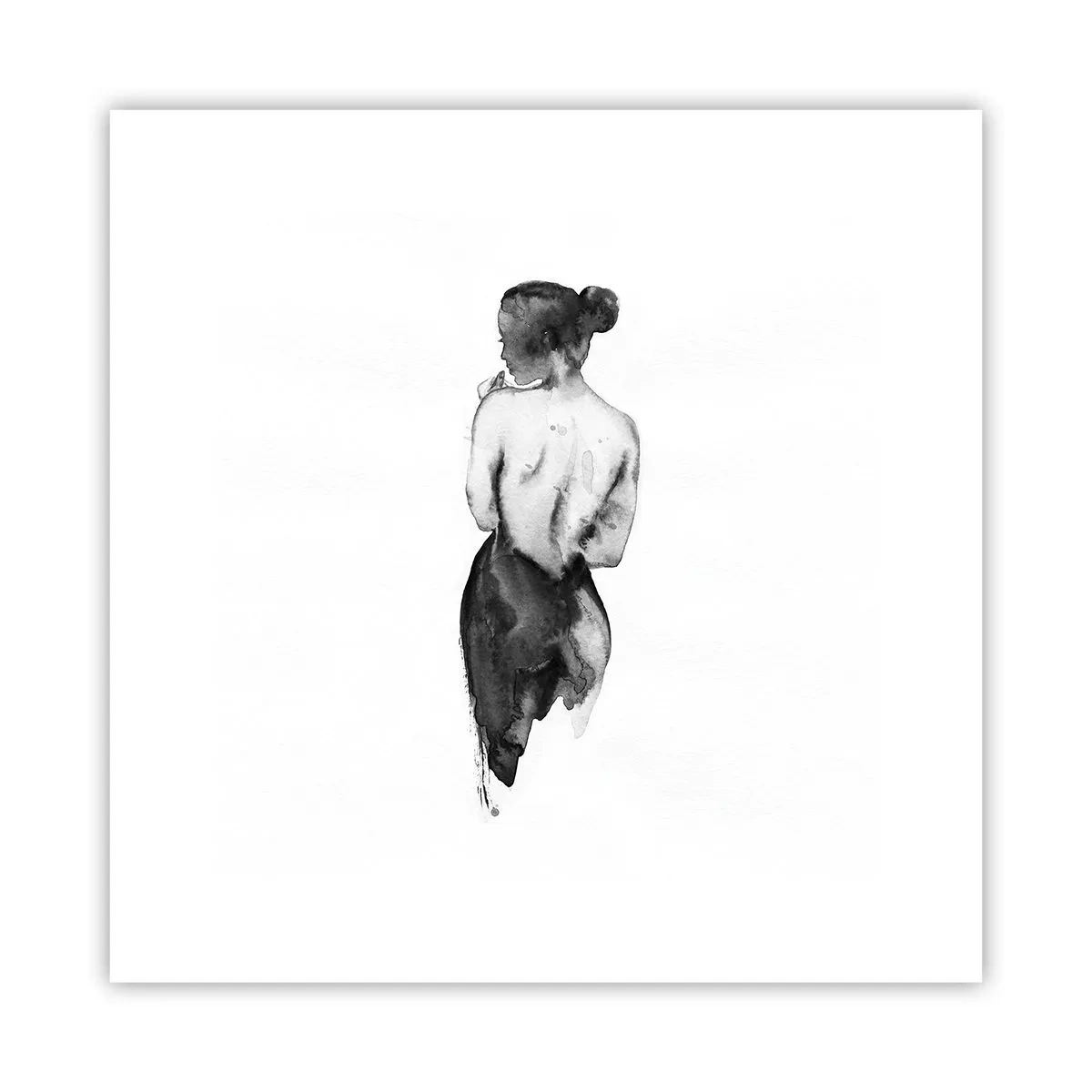 Poster - Accanto a lei il mondo scompare - 30x30 cm