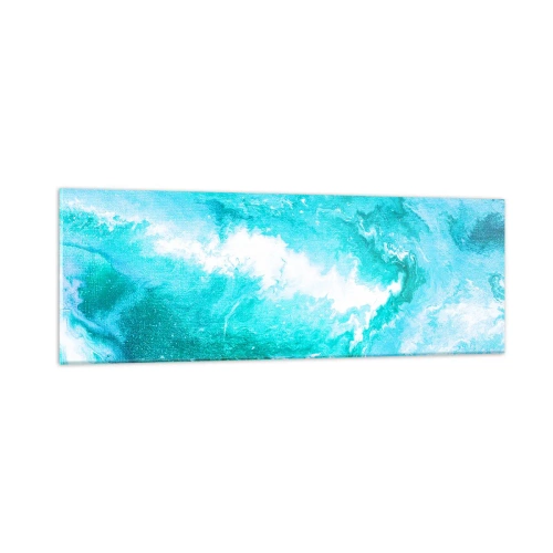 Quadro su vetro - Nel vortice degli elementi - 90x30 cm