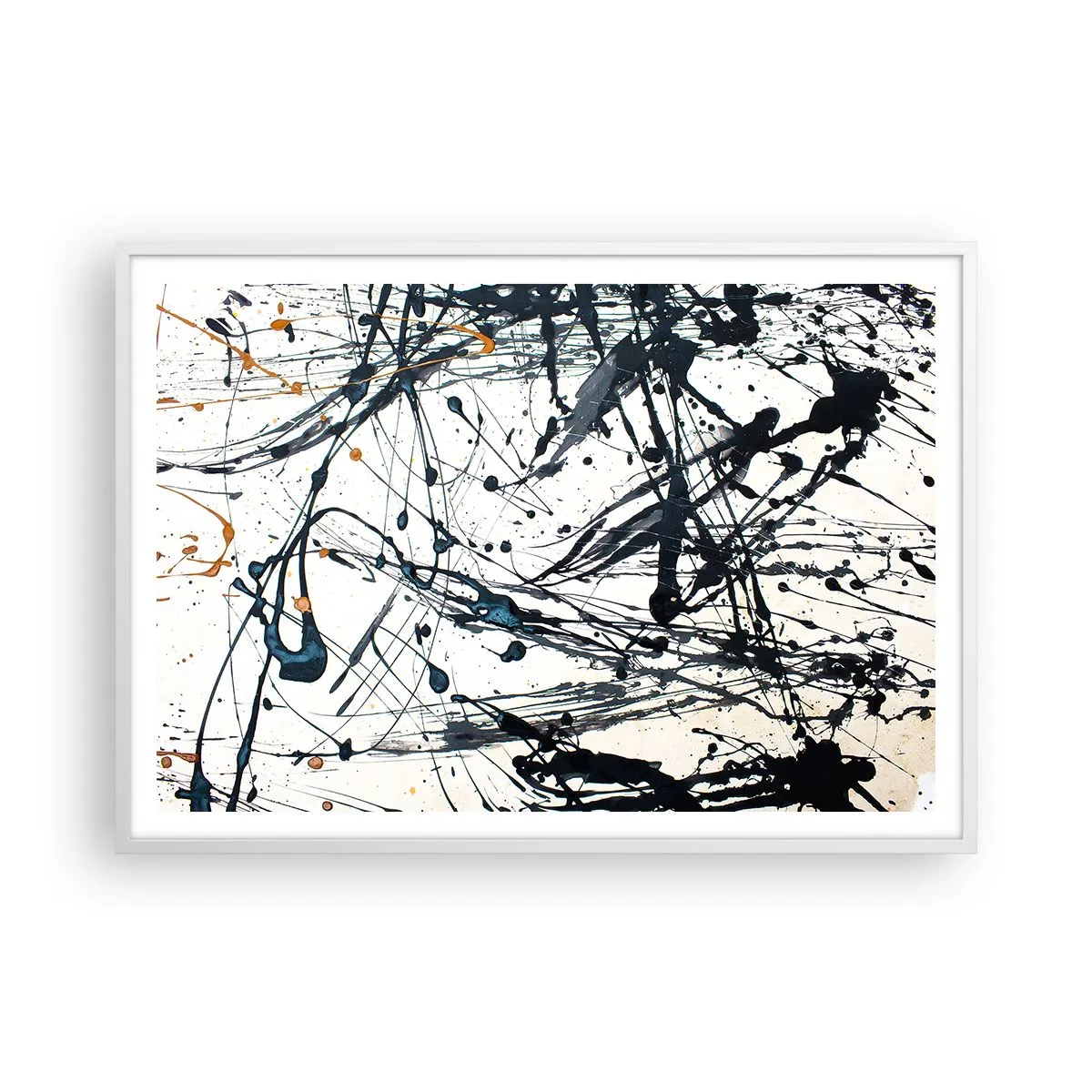 Poster in cornice bianca - Ha senso o non ha senso? - 100x70 cm